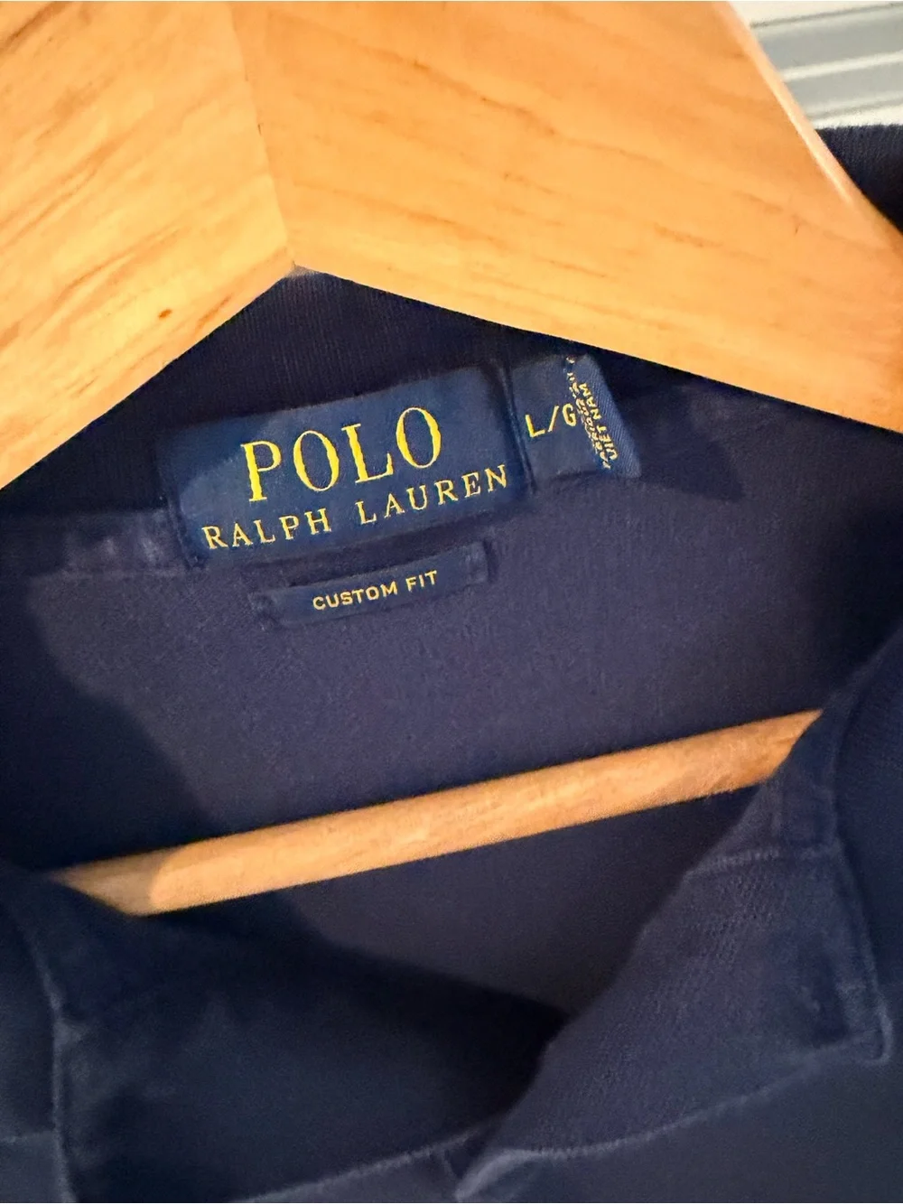 Ralph Lauren Navy Polo with Red Pony Logo